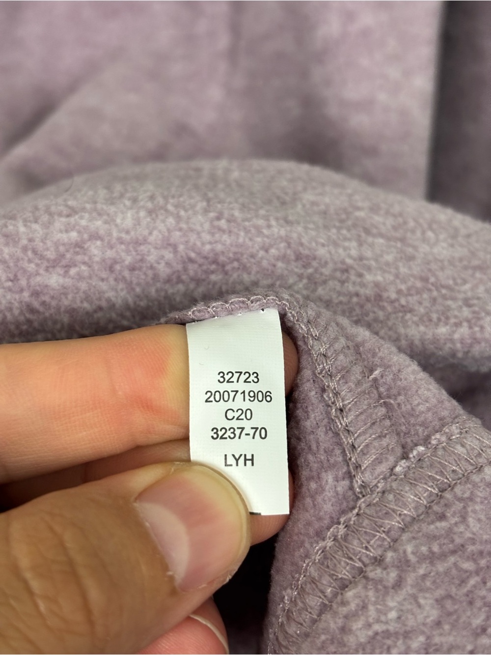 Duluth Trading Co. Frost lake fleece full zip up jacket lavender size large NWT - Picture 4 of 7